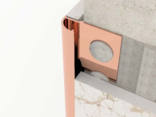 TUV Brushed Stainless Steel Tile Trim 10mm Bright Finishing Closing Metal Strip