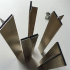 T Stainless Steel Gold Silver Aluminium Tile Trim  8mm 10mm
