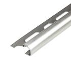 Inlay 0.6mm Stainless Steel Round Edge Tile Trim Flooring Accessories Skirting Board