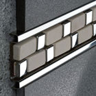 Mirror Stainless Steel Tile Trim U Shape Decorative Strips Square Tile Edge Trim
