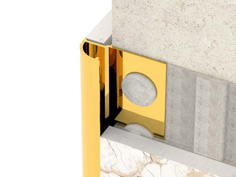 TUV Brushed Stainless Steel Tile Trim 10mm Bright Finishing Closing Metal Strip
