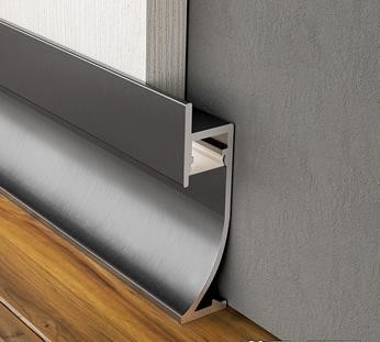 Home Decoration Aluminum Profile Skirting Line Tile Accessories